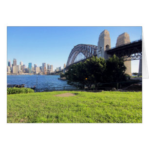 Cartão ponte de sydney verde