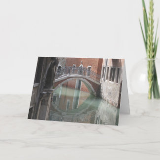 Cartão Ponte de Veneza - notecard