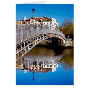 Cartão Ponte Dublin Halfpenny