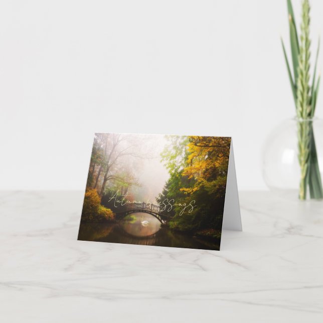 Cartão Ponte e switch de queda com texto personalizado (Frente)