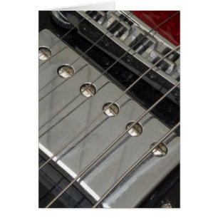 Cartão Ponte Elétrica de Guitarra, Cordas