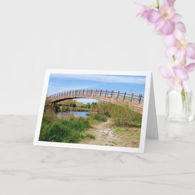 Cartão Ponte em Riba-roja de Túria, Cidade Espanhola (Orquídea)