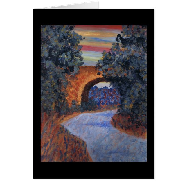 Cartão ponte escondida (Frente)