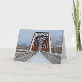 Cartão Ponte Ferroviária Notecard