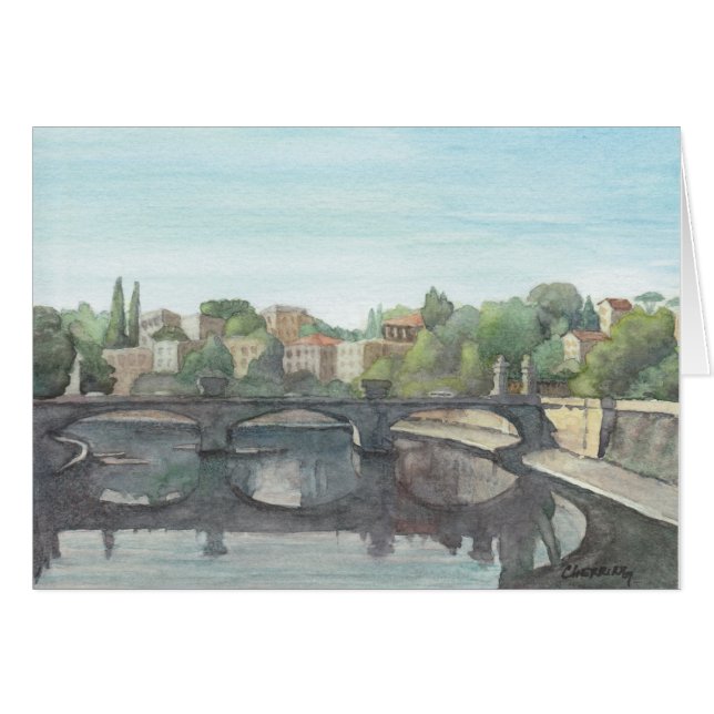 Cartão Ponte italiana (Frente Horizontal)