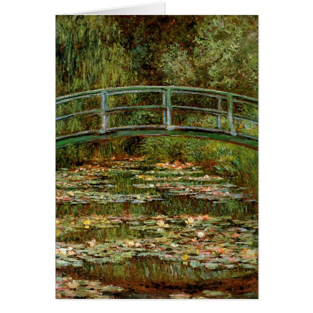 Cartão Ponte Japonesa Monet Giverney (Frente)