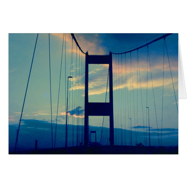 Cartão Ponte para a Inglaterra (1970) (Frente Horizontal)