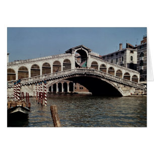 Cartão Ponte Rialto, iniciada em 1588