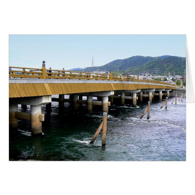 Cartão Ponte sobre o rio Uji (Frente Horizontal)