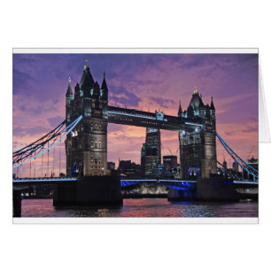 Cartão Ponte Torre de Londres