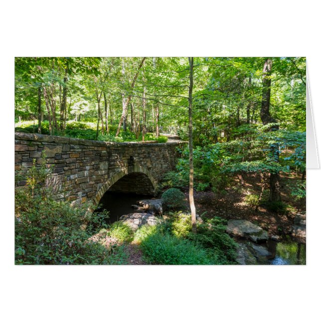 Cartão Ponte Woodlands Walkway (Frente horizontal)