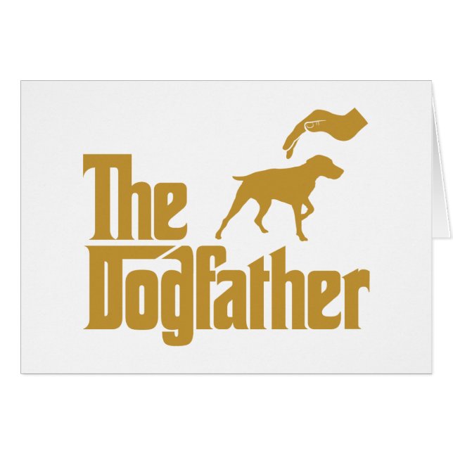 Cartão Ponteiro de cabelos curtos alemão (Frente Horizontal)