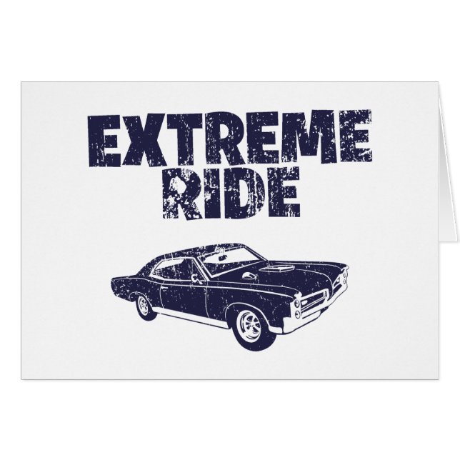 Cartão Pontiac 1967 GTO (Frente Horizontal)