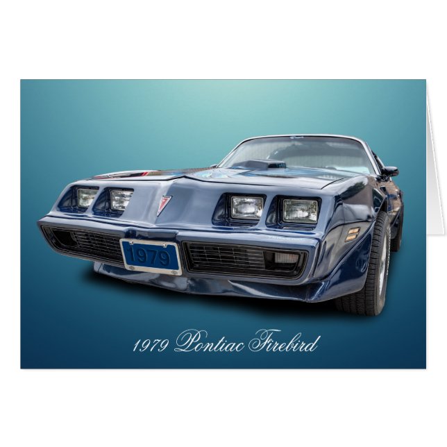 CARTÃO PONTIAC FIREBIRD 1979 (Frente Horizontal)