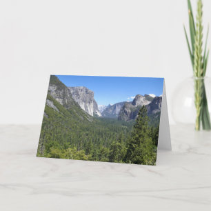Cartão Ponto da Inspiração no Parque Nacional de Yosemite