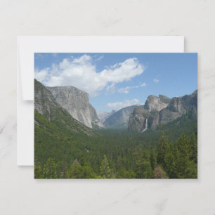 Cartão Ponto de Inspiração no Parque Nacional de Yosemite