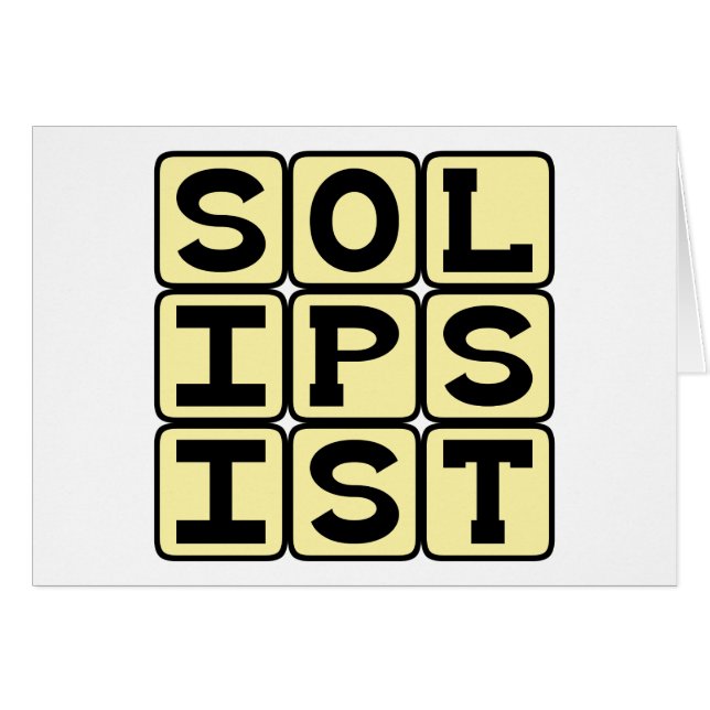 Cartão Ponto de vista filosófico e solidário (Frente Horizontal)