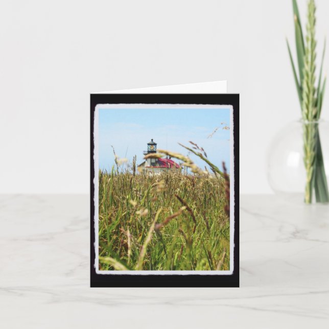 Cartão Ponto Lighthouse de Cabrillo (Frente)