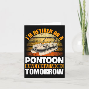 Cartão Pontoon Queen Pontoon Boat Seats Reformado Pontoon
