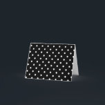 Cartão Pontos pretos e brancos<br><div class="desc">Pontos pretos e brancos</div>