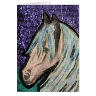 Cartão Pony Colorido