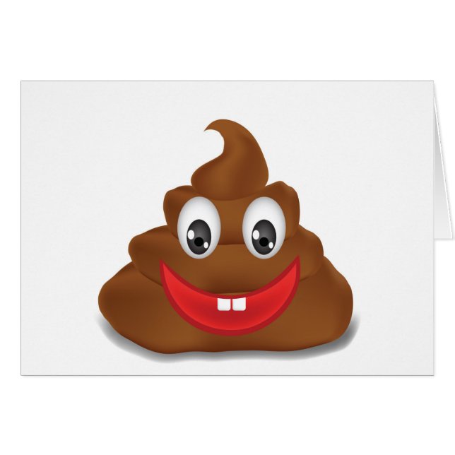 Cartão poo emojis (Frente Horizontal)