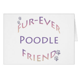 Cartão Poodle Fuere