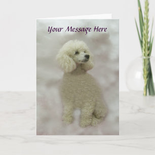 Cartão Poodles Are Heavenly Greeting Card