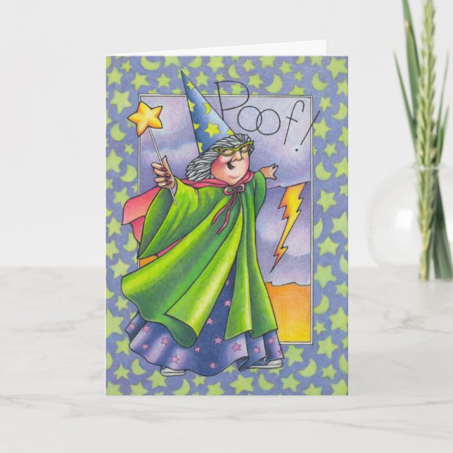 Cartão Poof!  You're older (Frente)