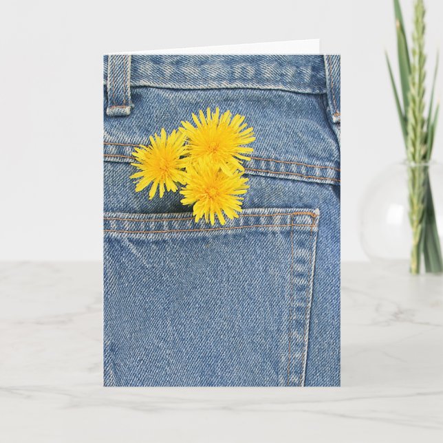 Cartão Poor man's bouquet greeting card (Frente)