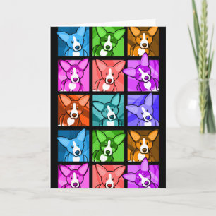 Cartão Pop Art Corgi