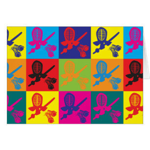 Cartão Pop art de Kendo