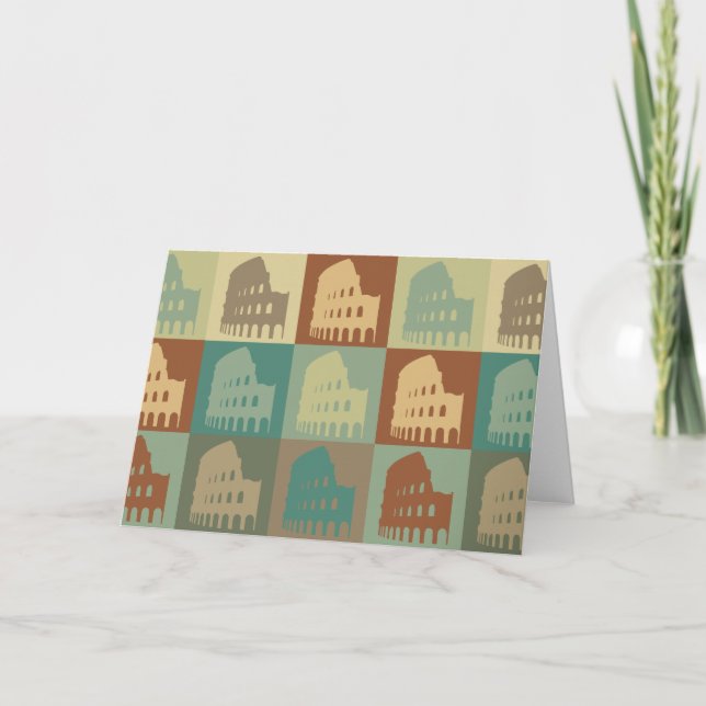 Cartão Pop Art latino (Frente)