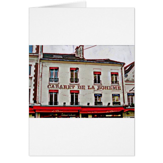 Cartão Pop Art Paris (Frente)