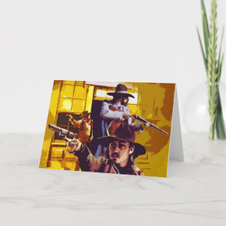 Cartão Pop Art Western Greetings Card