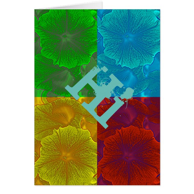 Cartão Pop do petúnia (Frente)