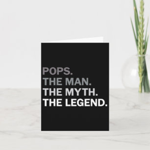 Cartão Pop Mito Legenda Avô Dia de os pais Aniversário