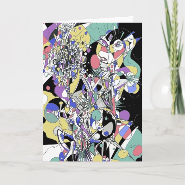 Cartão Pop Tech Girl (Frente)