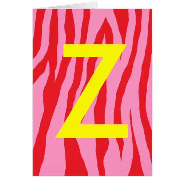 Cartão Pop Zebra (Frente)