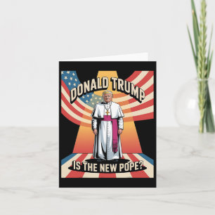 Cartão Pope Engraçado E Presidente Donald Trump3