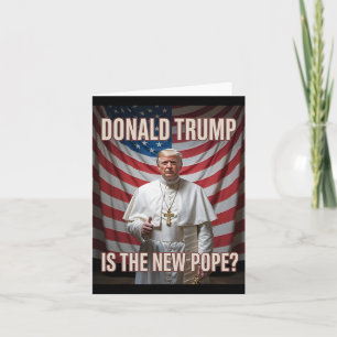 Cartão Pope Engraçado E Presidente Donald Trump9