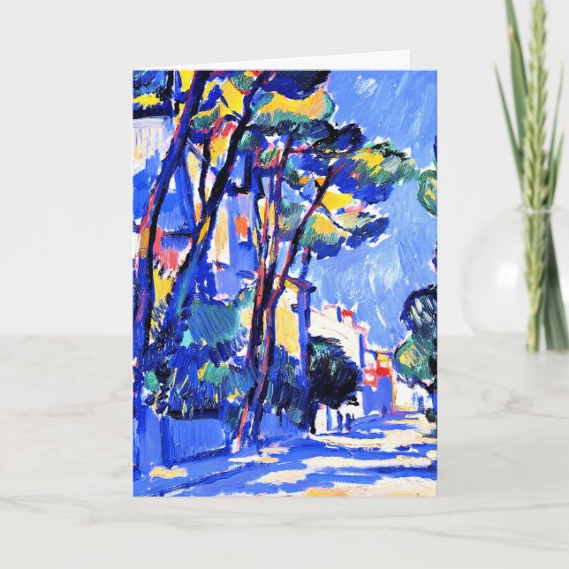 Cartão Pope - Street Scene, França (Frente)