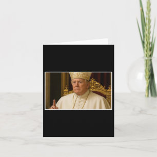 Cartão Pope Trump Engraçado Presidente O Próximo Papa