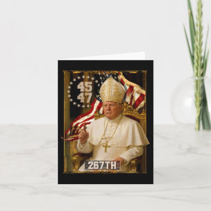 Cartão Pope Trump Engraçado Presidente Trump