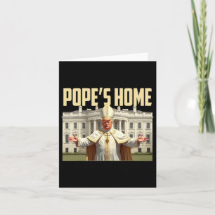 Cartão Pope Trump Home Trump Pope Donald Trump Político