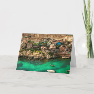 Cartão Popeye Village, Malta,