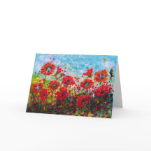 "Poppies by the Sea"