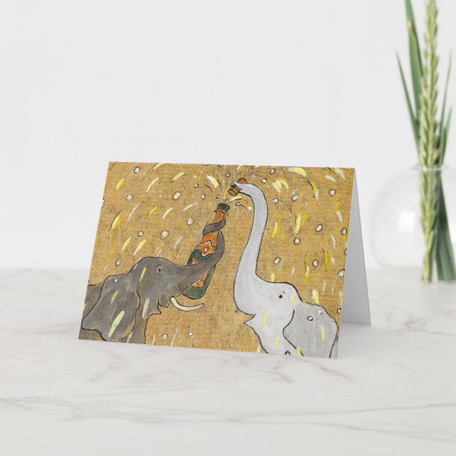 Cartão Popping the Cork (Frente)