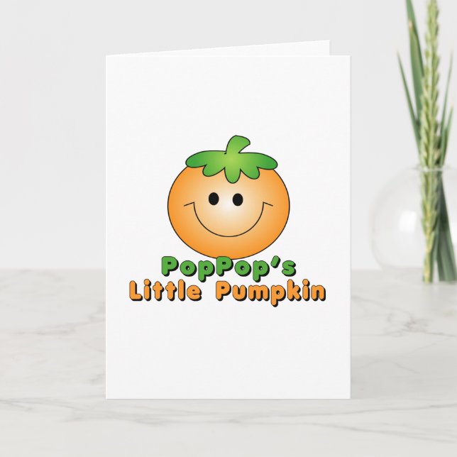 Cartão PopPop Little Pumpkin (Frente)