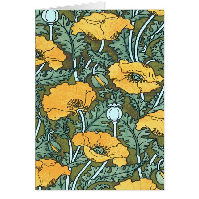 Cartão Poppy Amarelo (Frente)